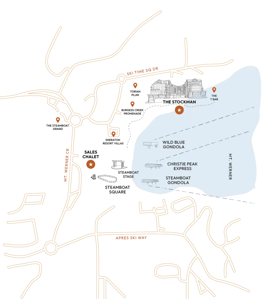 Stockman Residences map